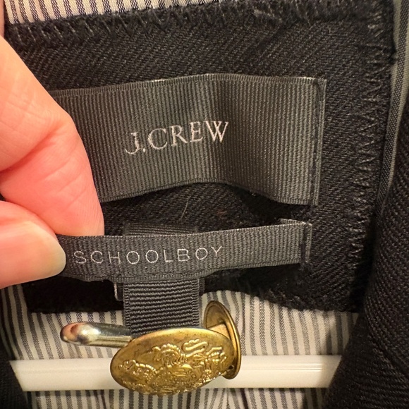 Black J. Crew Women’s School Boy Blazer, Wool Size 4 - Picture 3 of 7